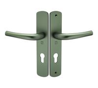 Ensemble sur plaque aluminium SALOME HOME ELEGANCE entraxe 195 mm clé I émeraude HERACLES B-SALOME-046