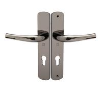 Ensemble sur plaque aluminium SALOME HOME ELEGANCE entraxe 195 mm clé I miroir HERACLES B-SALOME-045