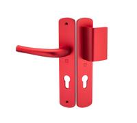 Ensemble sur plaque aluminium SALOME HOME ELEGANCE entraxe 195 mm palière clé I rubis HERACLES B-SALOME-104