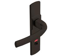 Ensemble sur plaque ARTIS entraxe 195mm diamant noir condamnation voyant - VACHETTE - 086480