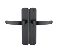 Ensemble sur plaque ELFE entraxe 195 mm bec de cane noir mat HERACLES B-ELFE-02