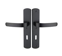 Ensemble sur plaque ELFE entraxe 195 mm clé L noir mat HERACLES B-ELFE-06