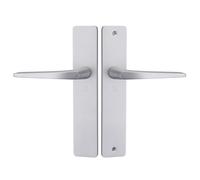 Ensemble sur plaque HIONNA type bec de cane argent - HERACLES - B-HIONNA-01