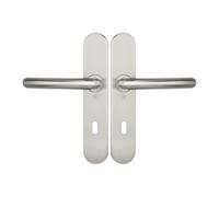 Ensemble sur plaque JADE Série 1094 type CLE L finition inox brossé HERACLES B-INOX-SP03