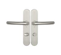 Ensemble sur plaque JADE Série 1094 type condamnation finition inox brossé HERACLES B-INOX-SP02