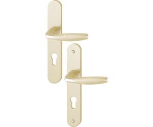 Ensemble sur plaque NEW YORK EA70 grand model type clé I finition champagne HOPPE 3281944