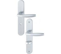 Ensemble sur plaque NEW YORK EA70 grand model type condamnation finition argent - - 3282251