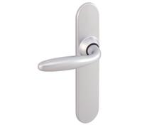 Vachette Ensemble de porte Opéra BEZAULT Rosace 6371 76500 Chromé velours Clé L