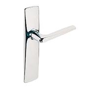 Ensemble de porte sur plaque Junior 4065 BEZAULT Bec de cane chromé - 0068747
