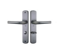 Ensemble sur plaque SALOME HOME entraxe 195 mm condamnation gris perle HERACLES B-SALOME-082