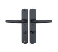 Ensemble sur plaque SALOME HOME entraxe 195 mm condamnation noir HERACLES B-SALOME-081