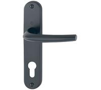 Ensemble sur plaque San Diego HOPPE 1191/347 Noir mat 165 mm - Clé i - 11719965