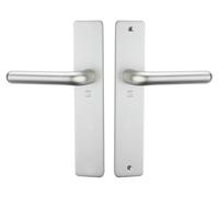 Ensemble sur plaque XENIA bec de cane argent HERACLES B-XENIA-01