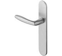 Vachette Ensemble sur plaques aluminium Orca 053891 bec-de-cane argent