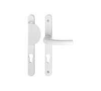 Ensemble étroit TOKYO palière entraxe 70 mm type CLE I finition blanc HOPPE 1788830