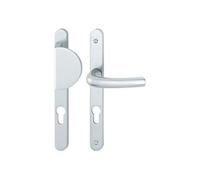 Ensemble étroit SR TOKYO entraxe 70 mm type CLE I palière finition argent HOPPE 1788805