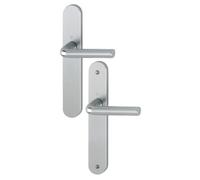 Ensemble sur plaques ARLES type bec de cane finition inox - HOPPE - 587216