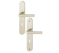 Ensemble sur plaques ARLES type CLE L finition champagne - HOPPE - 634620
