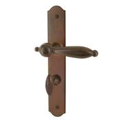 Ensemble sur plaques Bearn 223 424 entraxe 195 mm axe 70 mm à condamnation 609 carré 7 x 78 mm rouillé BRIONNE V.1010643RO