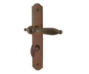 Ensemble sur plaques Bearn 223 424 entraxe 195 mm axe 70 mm à condamnation 609 carré 7 x 78 mm rouillé BRIONNE V.1010643RO