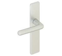 Ensemble sur plaques GOLF type bec de cane finition argent VACHETTE 012074