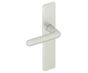 Ensemble sur plaques GOLF type bec de cane finition argent VACHETTE 012074