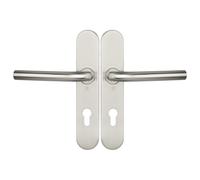 Ensemble sur plaques JADE série 1194 type clé I finition inox HERACLES B-INOX-SP08