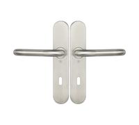 Ensemble sur plaques JADE série 1294 type clé L finition inox brossé HERACLES B-INOX-SP011