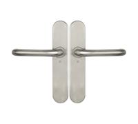 Ensemble sur plaques série JADE 1294 type bec de cane finition inox brossé HERACLES B-INOX-SP09