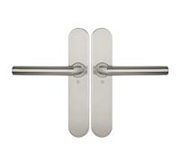 Ensemble sur plaques série JADE 1394 type bec de cane finition inox HERACLES B-INOX-SP13