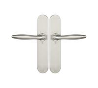 Ensemble sur plaques série JADE 1594 acier type bec de cane finition inox HERACLES B-INOX-SP21