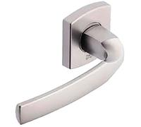 Vachette Poignée de porte ARTIS – Béquille & rosace carrée solidarisées – Zamak – 30–48 mm – Platine