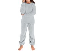 Ensemble SurvêTement Enfant - Ensemble Fille Confortable pour Saisons fraîches Pull Manches Longues et Pantalon Ample en Maille Douce Tenue idéale Enfants et Adolescentes