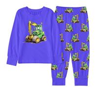Ensemble SurvêTement Enfant - Ensemble Garçon Pyjama Hiver à Manches Longues Pantalon Confortable Motif Astronaute Extraordinaire Vêtement Intérieur Détente