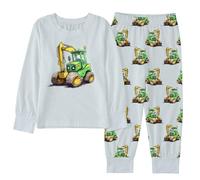 Ensemble SurvêTement Enfant - Ensemble Garçon Pyjama Hiver à Manches Longues Pantalon Confortable Motif Astronaute Extraordinaire Vêtement Intérieur Détente