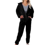 Ensemble Survêtement Femme, Sweat Pull Manches Longues Et Pantalons Longue Ensemble De 2 Pièces, Loisirs Et Confortable, Combinaison De Travail Decontracté Couleur Unie Pour L'automne Et L'hiver