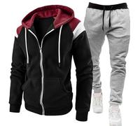 Ensemble survêtement homme, sweat à capuche zippé complet pour Can-am, pantalon jogging à cordon serrage, ensemble 2 pièces, sweat à capuche à manches longues gym, tenue décontractée n7