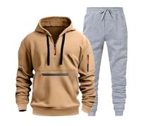 Ensemble Survetement Homme Training Complet Ensemble Hoodie, Confortable Sportif Loisirs Et Voyages Pantalon Fitness Veste De Sportshirt sont Respirants Séchage Rapide Tous Les Jours Ete