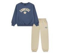 Converse Ensemble sweat-shirt et jogging Heritage Est Cnv Po Beige/Bleu 12-13 ans Garçon