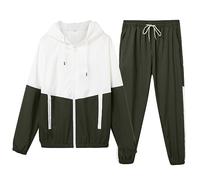 Ensemble Sweat Homme Training Complet Sweat À Capuche, Confortable Sportif Loisirs Et Voyages Pantalon Fitness Veste De Sportshirt sont Respirants Séchage Rapide Exercice Automne