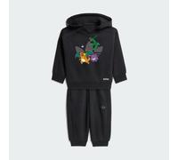 Ensemble sweat-shirt à capuche ample adidas Pokémon Black 9-12M