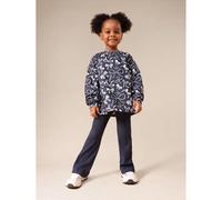 Ensemble Sweat-shirt col rond et leggings avec imprimé nœud pour filles. Haut pull manches longues pour porter en automne et hiver, tenue casual 6Y,7Y,4Y,5YPlantes,Tout ImpriméPolyester