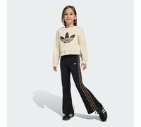 Ensemble sweat-shirt ras-du-cou ample Cream White / Night Brown 3-4A