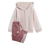 Ensemble sweatshirt à capuche zippé et jogging bébé adidas Essentials 3-Stripes Rose 18/24 mois