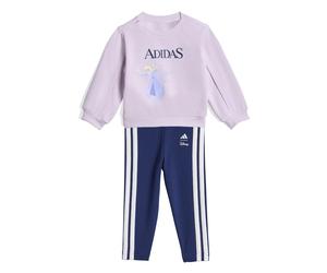 Ensemble sweatshirt et pantalon bÃ©bÃ© fille adidas Disney Frozen Violet 3/6 mois