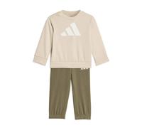 Ensemble sweatshirt et pantalon de jogging bébé adidas Essentials Beige 9/12 mois Unisex