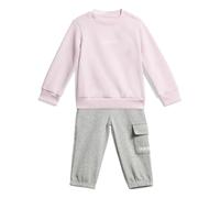 Adidas Ensemble survêtement Essentials polaire Gris/Rose 0-3 mois