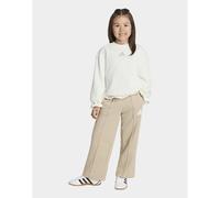 Ensemble sweatshirt et pantalon de jogging fille adidas Blanc 3/4 ans