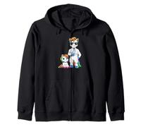Ensemble Sympa pour Papa Et Enfant Unicorn Sweat à Capuche
