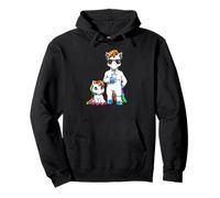Ensemble Sympa pour Papa Et Enfant Unicorn Sweat à Capuche